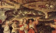 Joachim Beuckelaer Detail of A Village Celebration painting